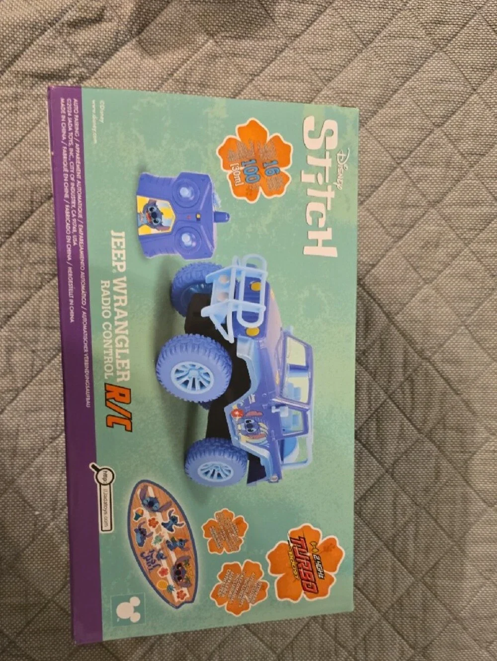 Disney Purple-Blue Stitch Jeep Wrangler Toy